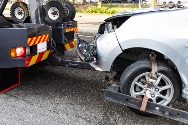 Car being towed after an accident an owner needs an Auto Accident Attorney In Sugar Land, TX